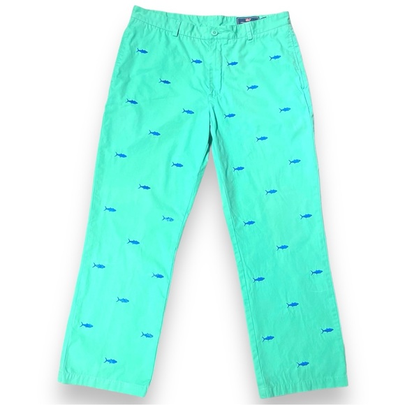 Vineyard Vines Other - VINEYARD VINES GREEN FISH SLACKS GOLF PANTS